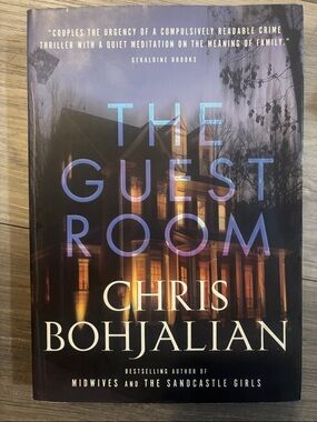 The Guest Room by Chris Bohjalian - Deep Purple Back Cover
